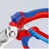 Knipex 95 05 20 SB alicate aço inoxidável punho de plástico azul vermelho