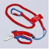 Knipex 95 05 20 SB alicate aço inoxidável punho de plástico azul vermelho