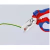 Knipex 95 05 20 SB alicate aço inoxidável punho de plástico azul vermelho