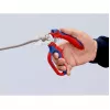 Knipex 95 05 20 SB alicate aço inoxidável punho de plástico azul vermelho