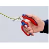 Knipex 95 05 20 SB alicate aço inoxidável punho de plástico azul vermelho