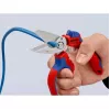 Knipex 95 05 20 SB alicate aço inoxidável punho de plástico azul vermelho