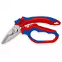 Knipex 95 05 20 SB alicate aço inoxidável punho de plástico azul vermelho