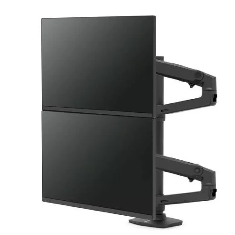 ERGOTRON LX braço de empilhamento duplo, haste alta (preto mate)