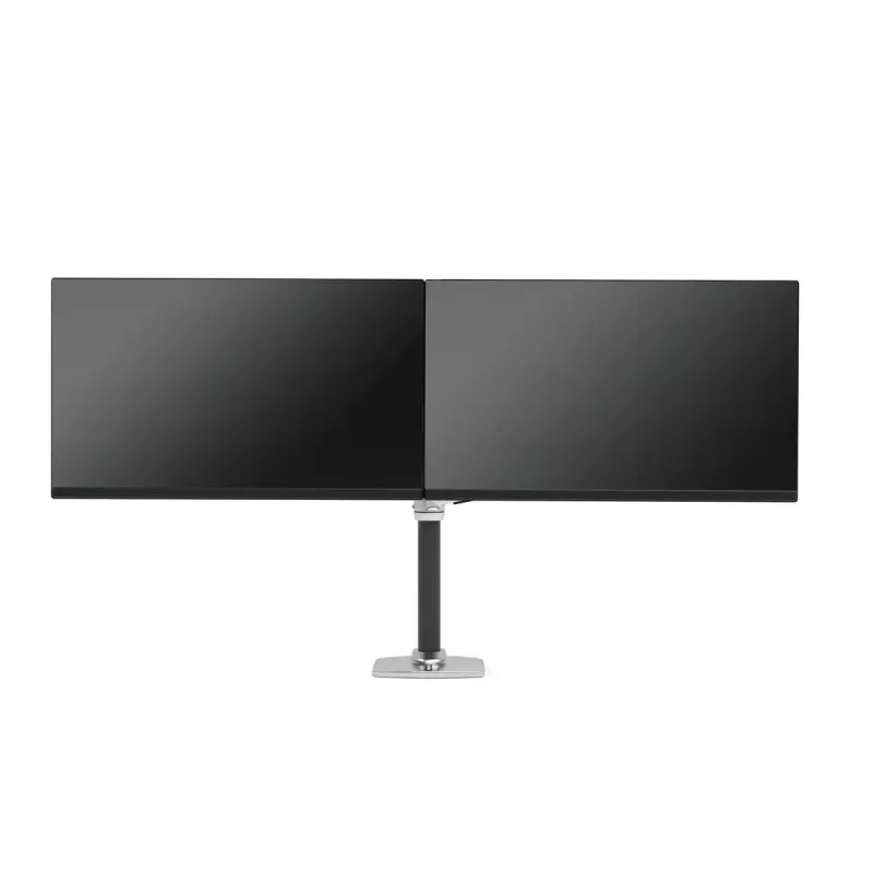 Ergotron Série LX braço de empilhamento duplo, coluna alta 101,6 cm, alumínio, grampo, 20 kg