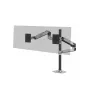 Ergotron Série LX braço de empilhamento duplo, coluna alta 101,6 cm, alumínio, grampo, 20 kg