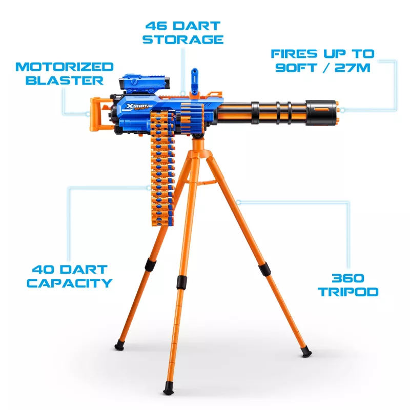XSHOT Insanity Motorized Rage Fire (72 dardos) ZURU