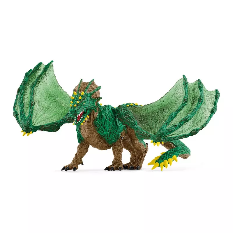 Brinquedo Schleich ELDRADOR CREATURES Dragão da Selva 70791S castanho verde amarelo