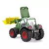Trator com atrelado Schleich FARM WORLD 42608 preto verde vermelho amarelo