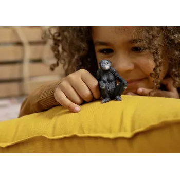 Figura Schleich WILD LIFE Bonobo Fêmea 14875 Preto 3 anos