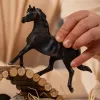 schleich HORSE CLUB Garanhão Árabe, 5 ano(s), Cavalos, Preto, Cinzento, Branco, Plástico