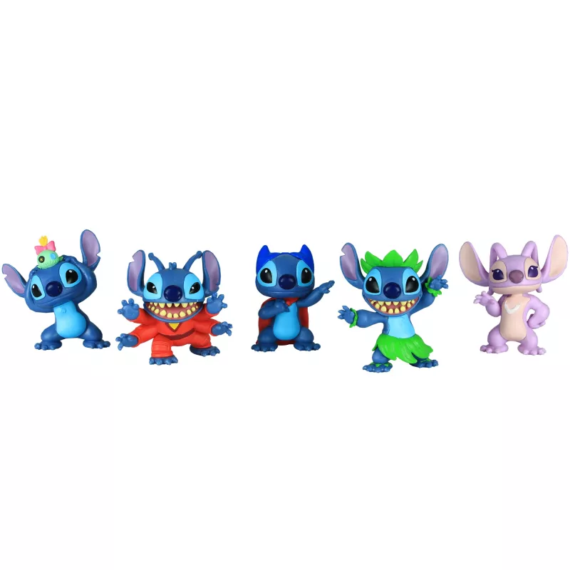 Just Play Conjunto de Figuras Colecionáveis Stitch Pack de 5