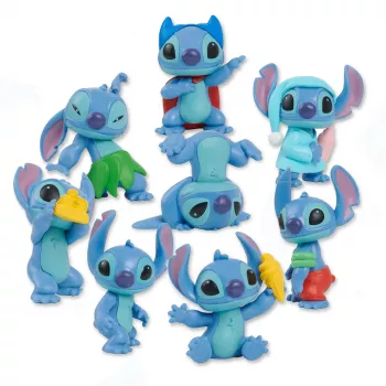 Figura Sortida Just Play Stitch PVC Colecionável, multicolor, adequado a partir de 3 anos