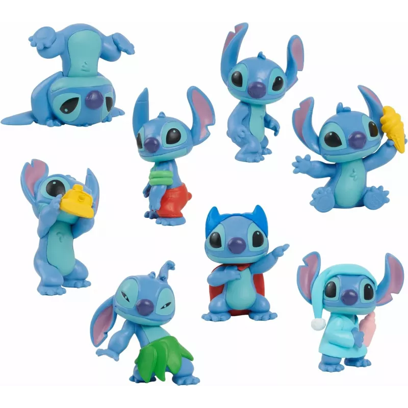 Figura Sortida Just Play Stitch PVC Colecionável, multicolor, adequado a partir de 3 anos