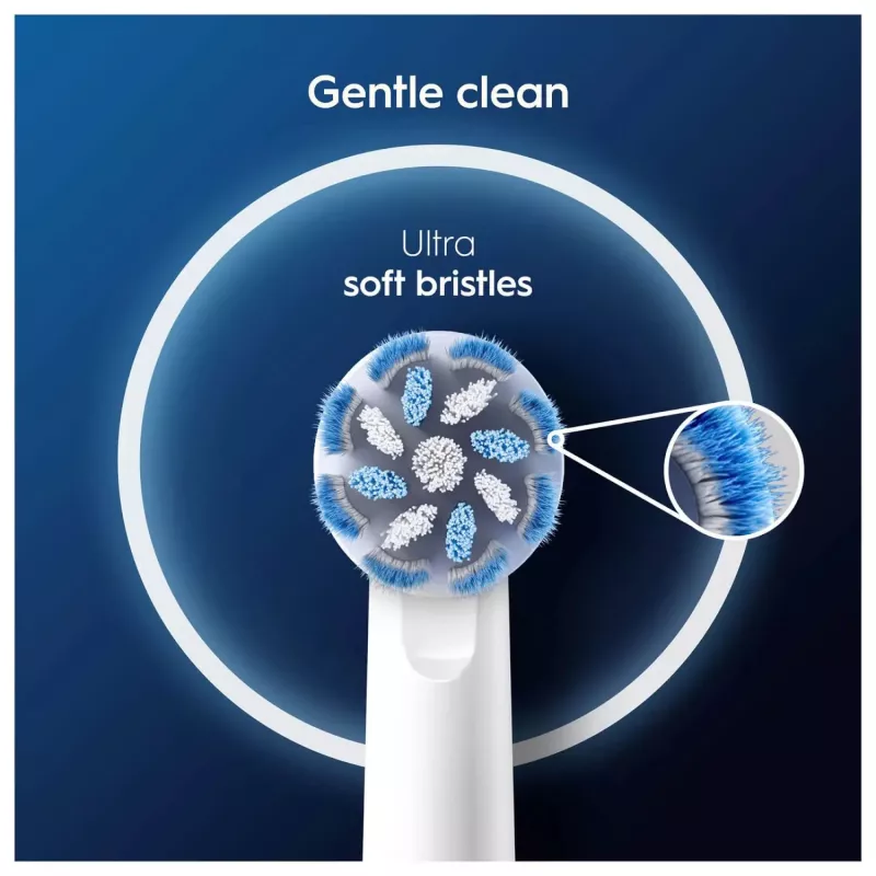 Cabeças de escova de dentes Oral-B Sensitive Clean 12 unid. branco
