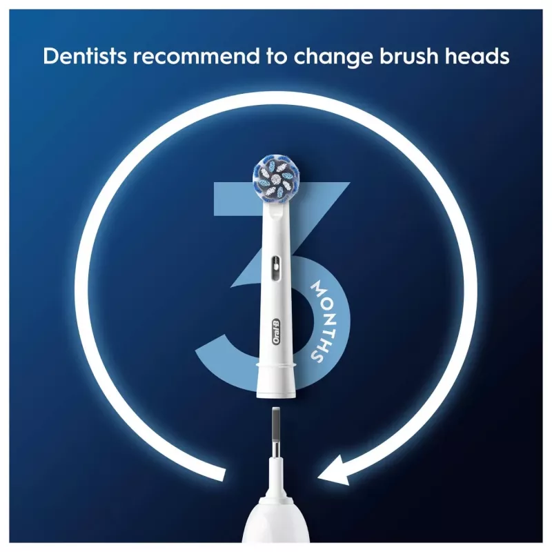Cabeças de escova de dentes Oral-B Sensitive Clean 12 unid. branco