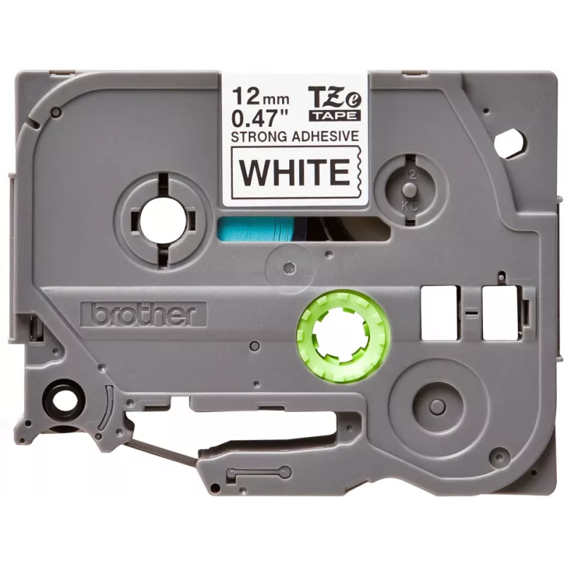 Fita de etiquetar Brother TZe-S231 12mm preto sobre branco