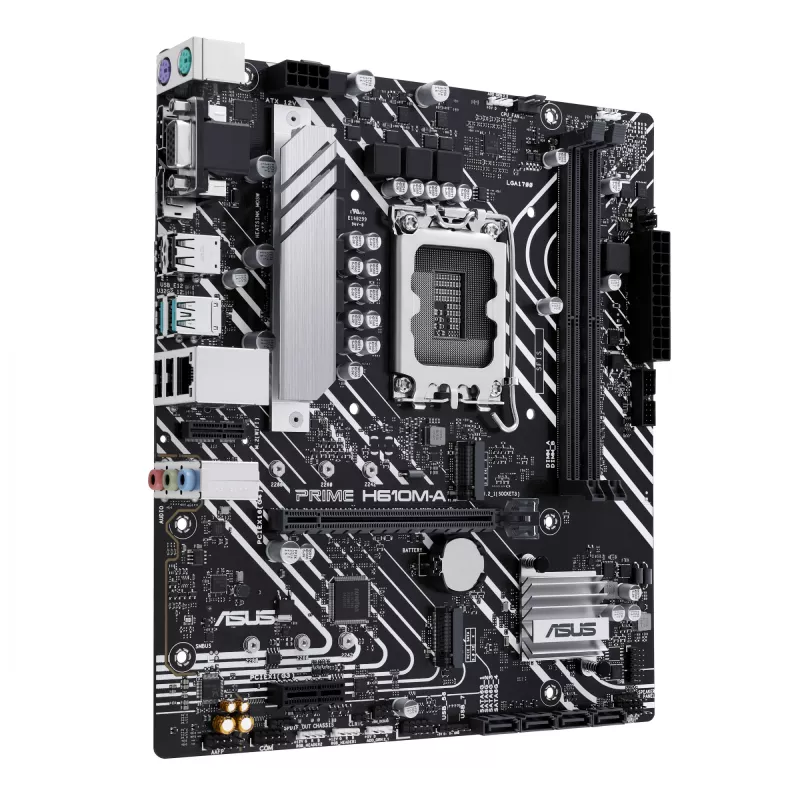 Placa-mãe ASUS PRIME H610M-A-CSM Intel H610 LGA 1700 micro ATX