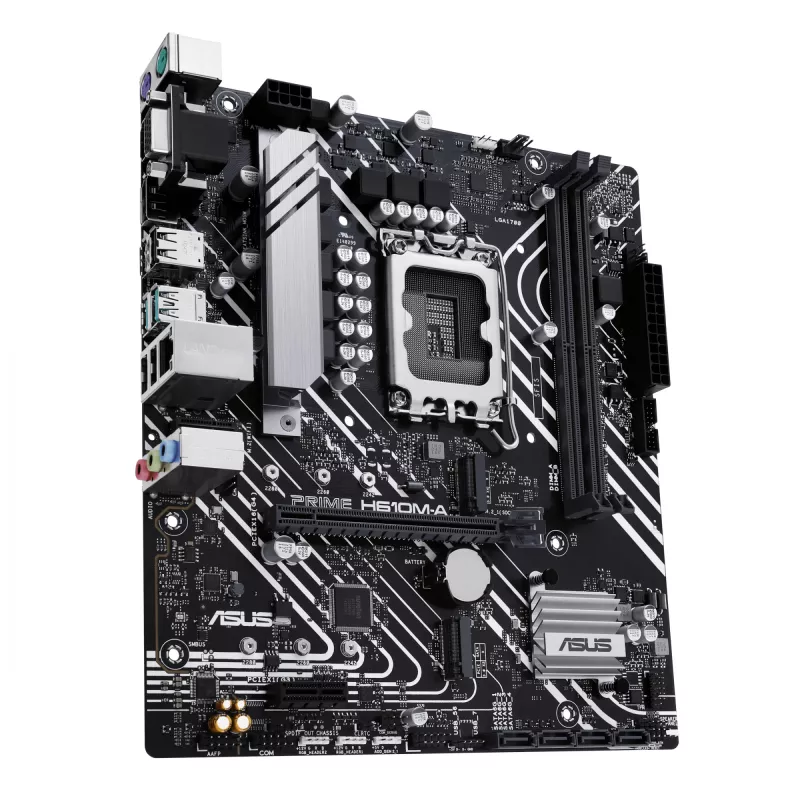 Placa-mãe ASUS PRIME H610M-A-CSM Intel H610 LGA 1700 micro ATX