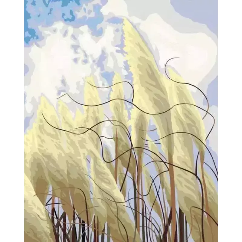 Conjunto de pintura Ravensburger CreArt — „Gras im Wind“ (modelo 23611) da Ravensburger