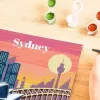 Kit de pintura por números Ravensburger CreArt Colorful Sydney — conjunto de pintura por números (modelo 23526)
