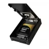 ICY DOCK EZConvert Air Lite MB882SP-1S-3B adaptador de baia de unidade SATA de 2,5" para 3,5", preto