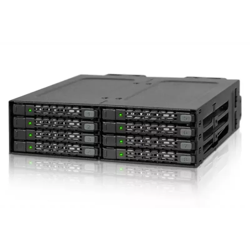 Conjunto de discos Icy Dock MB998SP-B preto 8 unidades