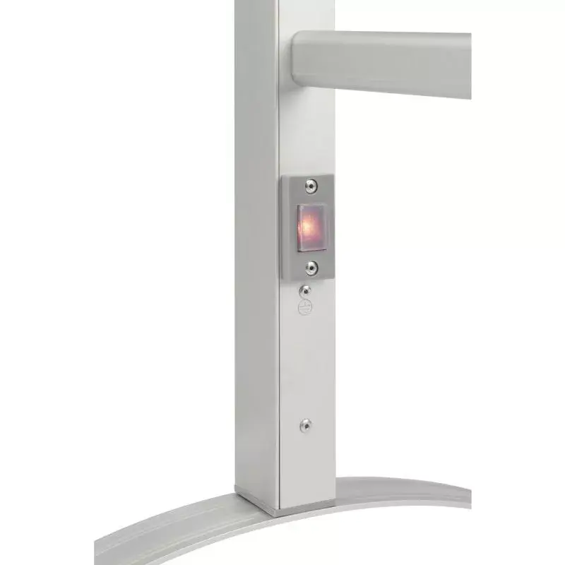 ProfiCare PC-EHW 3115 toalheiro elétrico, 125 W, montagem na parede ou independente, prateado