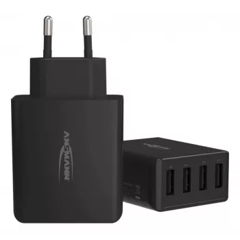 Carregador USB de parede ANSMANN 4 portas