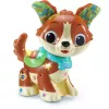 Figura de brincar VTech Run With Me Puppy 80-552564 brinquedo educativo interativo com sons e movimento