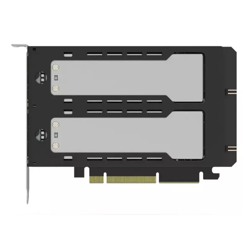 Icy Dock ExpressSlot Elite MB842M5P-B adaptador com 2 baías amovíveis para SSD M.2 NVMe, PCIe 5.0 x8