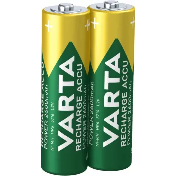 Pilha recarregável VARTA AA NiMH 2600mAh