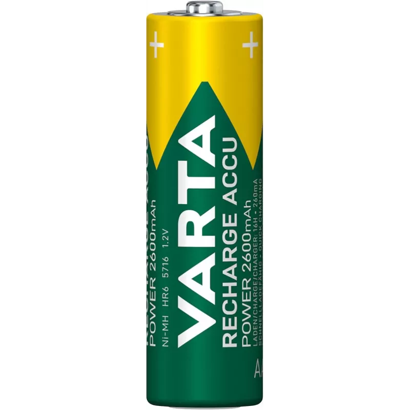 Pilha recarregável VARTA AA NiMH 2600mAh