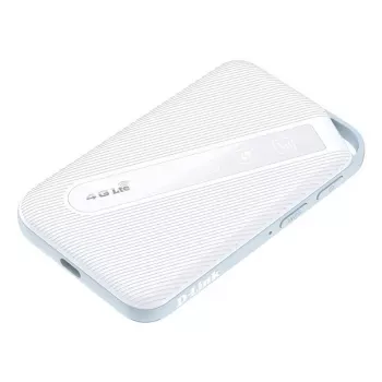 Hotspot móvel D-Link 4G LTE AX300 Wi‑Fi 6 modem portátil, branco, USB‑C, 150 Mbit/s