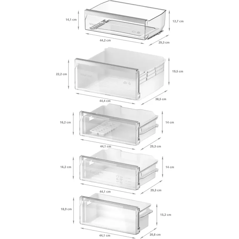 Combinado de encastrar frigorífico-congelador Bosch Serie 4 KIN96VFD0 — 290 l no total (215 l de frigorífico / 75 l de congelador), NoFrost, congelador em baixo, abertura da porta reversível