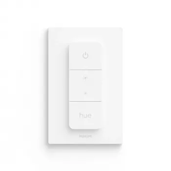 Interruptor de regulação Philips (modelo mais recente), dimmer e interruptor, IEEE 802.15.4, IP20, externo, botões, branco