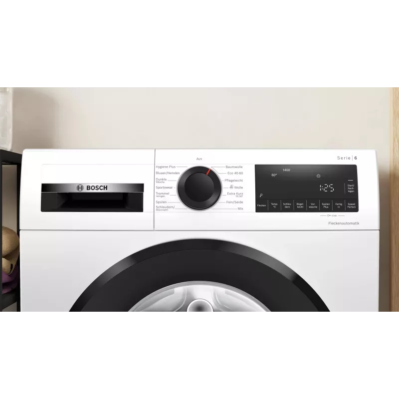 Máquina de lavar roupa Bosch Serie 6 WGG234070 de carregamento frontal 8 kg 1400 rpm branca