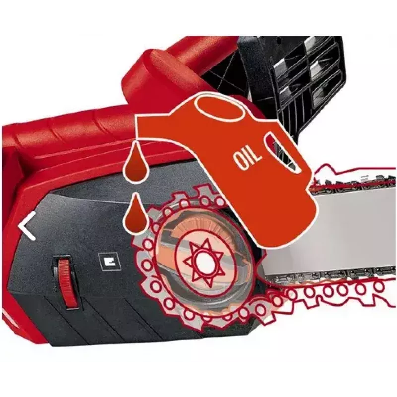 Motosserra Einhell GE-EC 2240 2200 W preta vermelha