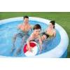 Conjunto de piscina insuflável redonda Bestway Fast Set 3,05 m x 66 cm, 3200 L, piscina insuflável, criança e adulto, azul, branco, 9,26 kg
