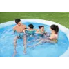 Conjunto de piscina insuflável redonda Bestway Fast Set 3,05 m x 66 cm, 3200 L, piscina insuflável, criança e adulto, azul, branco, 9,26 kg