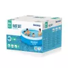 Conjunto de piscina insuflável redonda Bestway Fast Set 3,05 m x 66 cm, 3200 L, piscina insuflável, criança e adulto, azul, branco, 9,26 kg