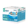 Conjunto de piscina insuflável redonda Bestway Fast Set 3,05 m x 66 cm, 3200 L, piscina insuflável, criança e adulto, azul, branco, 9,26 kg