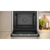 Forno Neff N 70 B24CR31N0 71 L preto, aço inoxidável