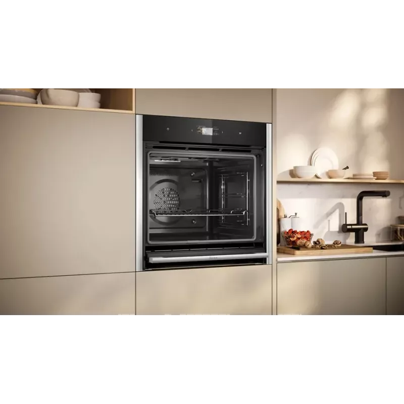 Forno Neff B64CS71N0 71 L preto, aço inoxidável
