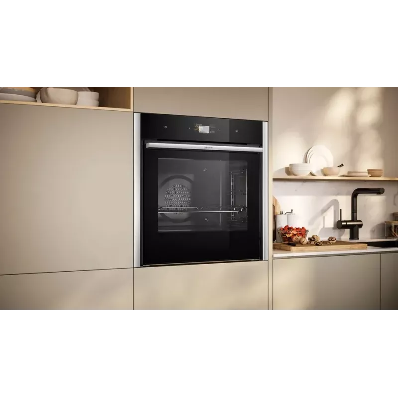 Forno Neff B64CS71N0 71 L preto, aço inoxidável