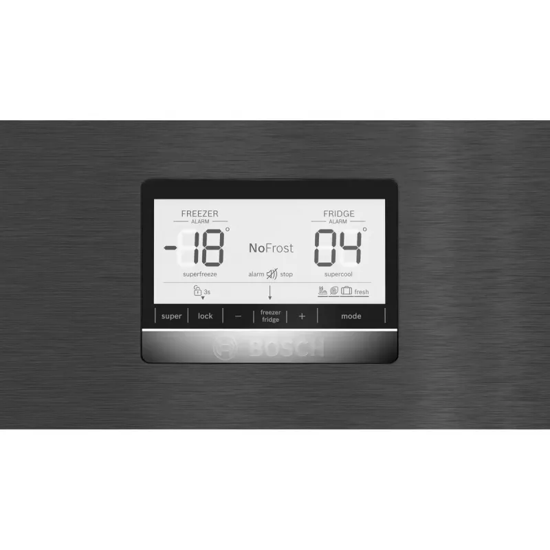 Combinado frigorífico-congelador Bosch Serie 6 KGN76AXDR, independente, 526 L, preto