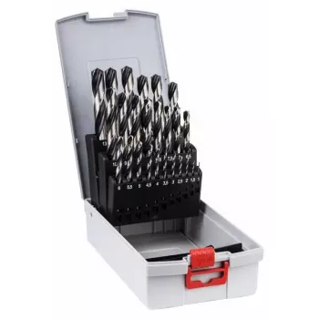 Conjunto de brocas helicoidais Bosch HSS PointTeQ 25 unid.