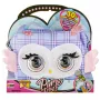 Purse Pets, Print Perfect Hoot Couture Owl, brinquedo interativo e mala de mão com mais de 30 sons e reações, brinquedo para raparigas a partir dos 5 anos