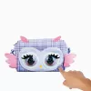 Purse Pets, Print Perfect Hoot Couture Owl, brinquedo interativo e mala de mão com mais de 30 sons e reações, brinquedo para raparigas a partir dos 5 anos
