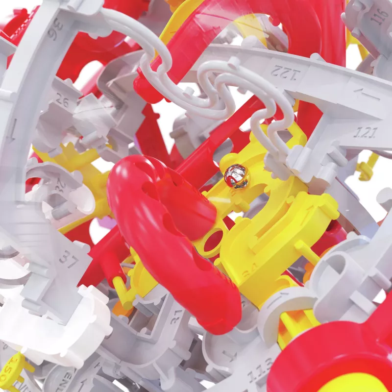 Spiele Perplexus Portal, labirinto esférico 3D, brinquedo antiestresse, bola de puzzle de viagem para crianças com 150 obstáculos, para adultos e crianças a partir dos 8 anos